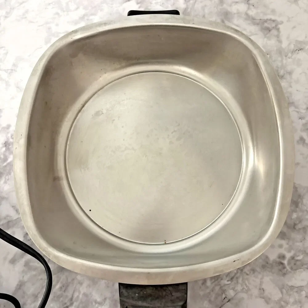 Aristo Craft Electric Skillet Stainless Steel w Lid w Legs